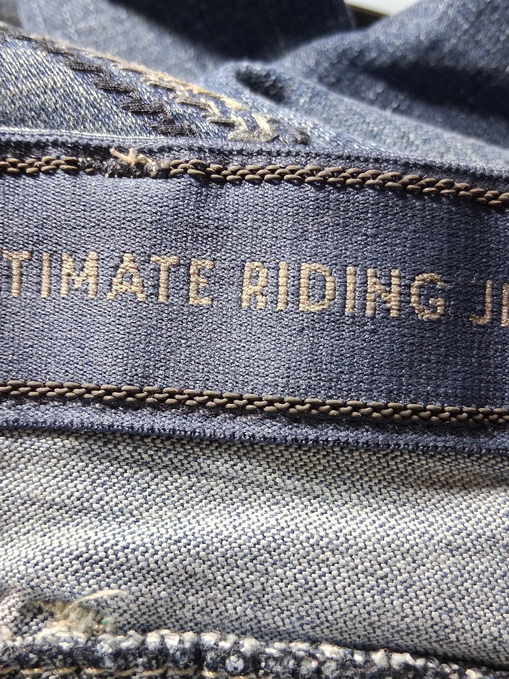 Wrangler Willow Ultimate Riding Jeans Women's 5x34 Blue Bootcut Stretch 10WRW60D - Picture 8 of 10